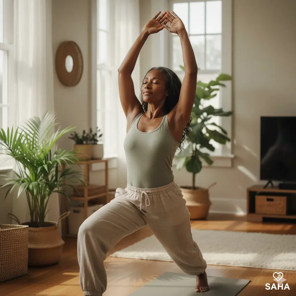 Gentle exercise supporting strength and wellbeing during menopause