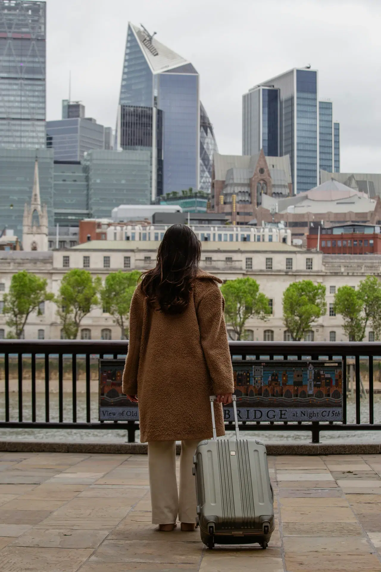 Patient reading clear medicine safety guidance
